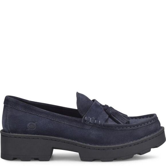 Born Dark Blue Platform Loafers - Picture 3 of 6